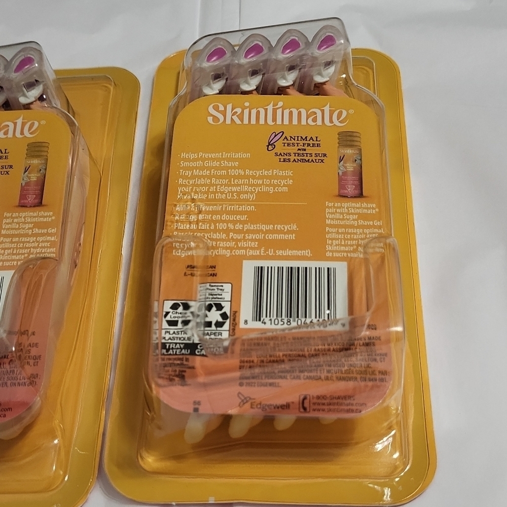 Skintimate Raspberry Rain and Vanilla Sugar Razors - Picture 5 of 13